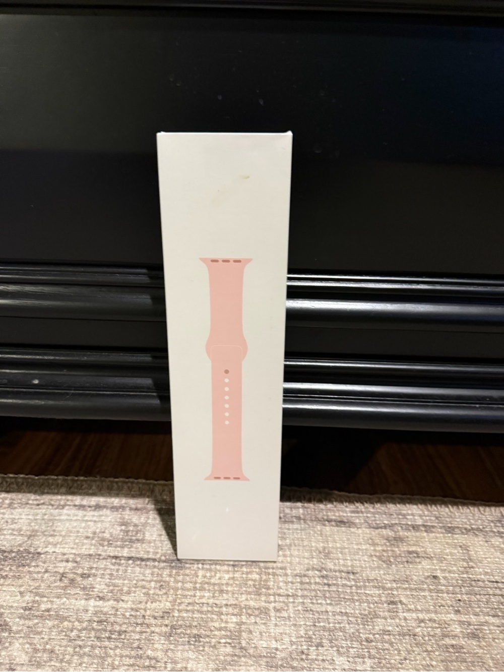 Apple Soft Pink Silicone Watch Band